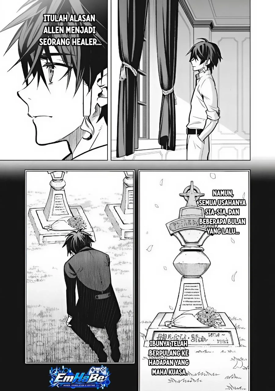 Academy Saikyou no Mob Healer: Shinigee Sekai no Mob ni Tensei Shita Ore wa, Hazure Job [Healer] to Gensaku Chishiki de Musou Suru Chapter 5.2 Gambar 13