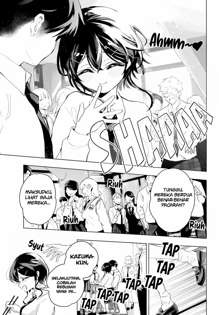 Anta to Osananajimitte dake demo Iyananoni! ~Zekkou kara Hajimaru S-kyuu Bishoujo to no Gakuen Nariagari Seikatsu~ Chapter 14 Gambar 17