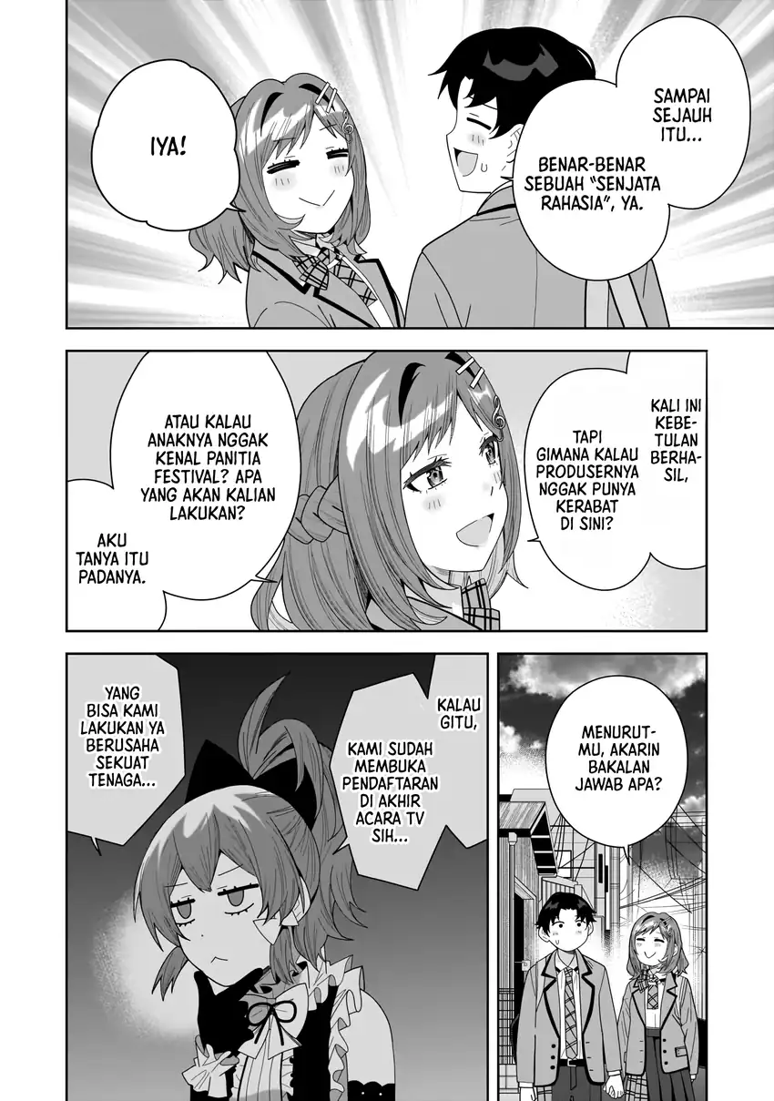 Classmate no Moto Idol ga, Tonikaku Kyodou Fushin Nan desu Chapter 32 Gambar 21