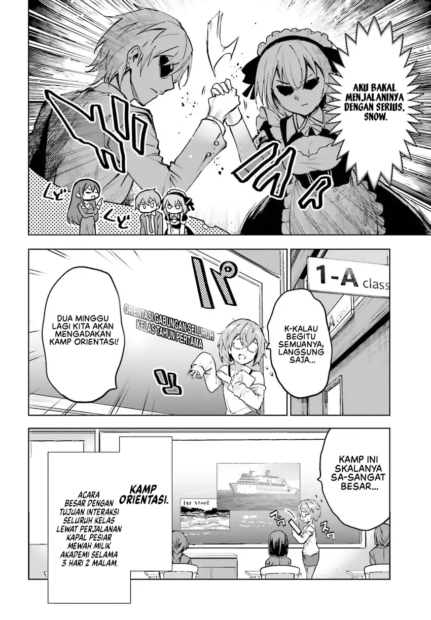 Danshi Kinsei Game Sekai de Ore ga Yarubeki Yuiitsu no Koto – Yuri no Ma ni Hasamaru Otoko to Shite Tensei shite shimaimashita Chapter 14 - Halaman 13
