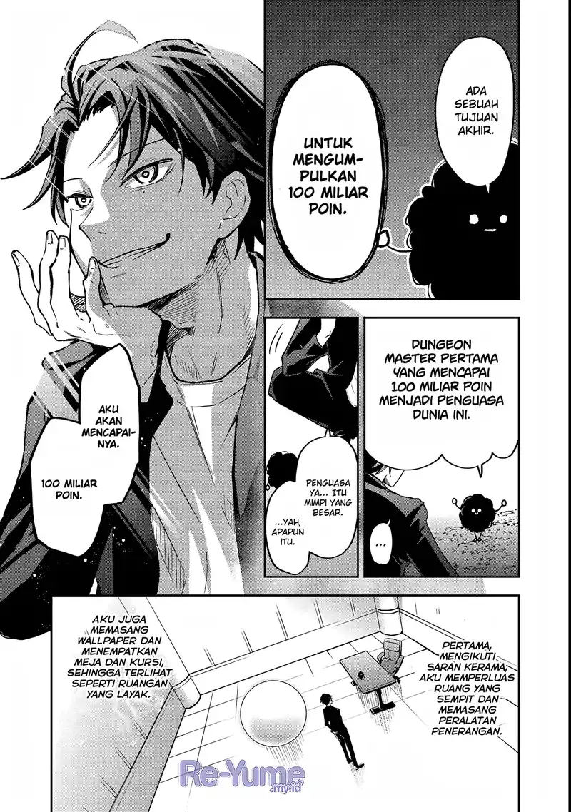 Dungeon Master Han-me ~Futsu ni Yatte mo Muri Soudakara Casino Tsukurukoto ni Shita~ Chapter 1 Gambar 21