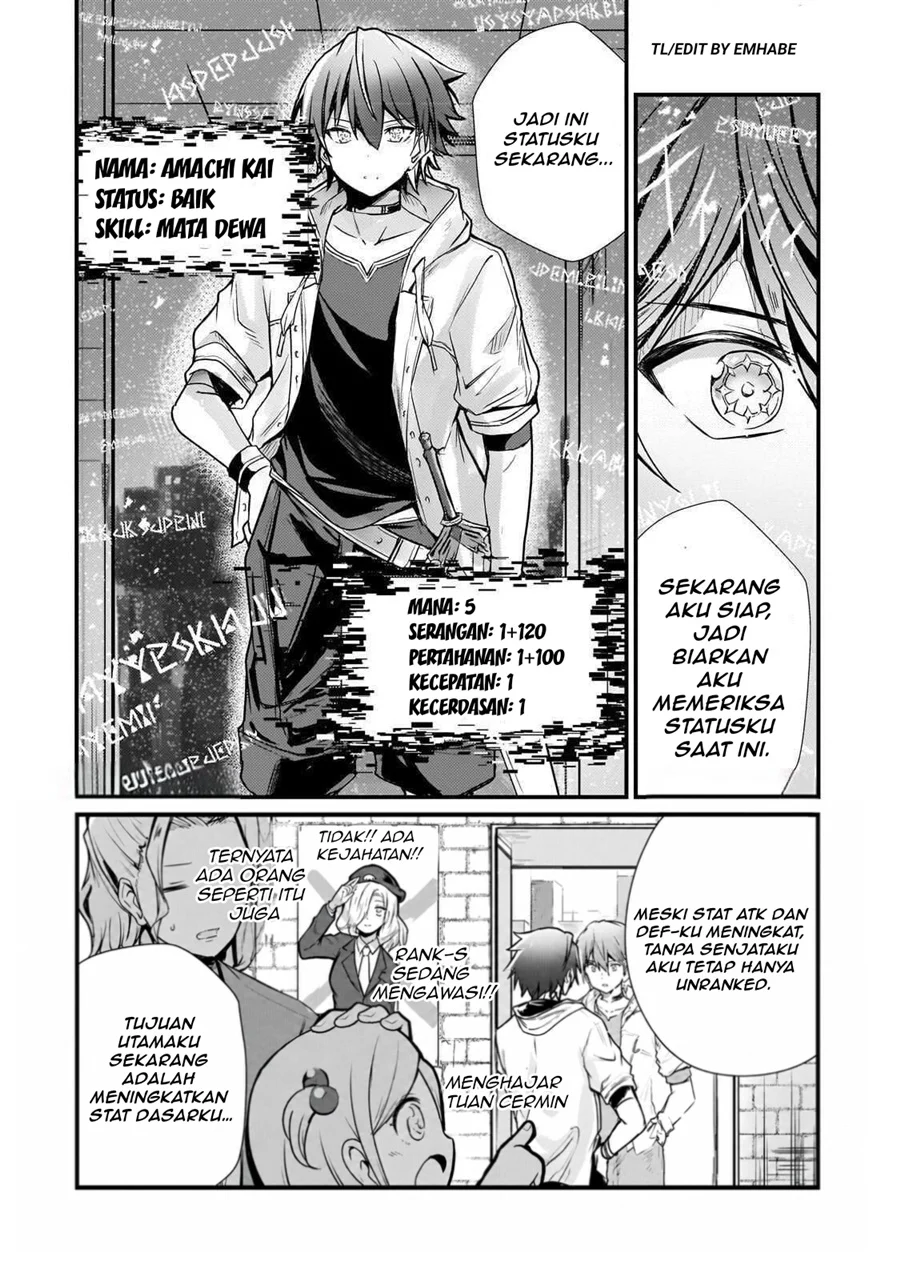 Hai no Sekai wa Kami-no-me de Irodoku: Ore dake Mieru Status de, Saijaku kara Saikyou e Kageagaru Chapter 11 Gambar 13
