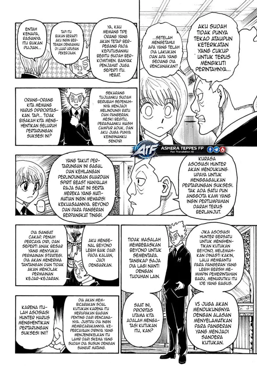 Hunter x Hunter Chapter 414 Gambar 13