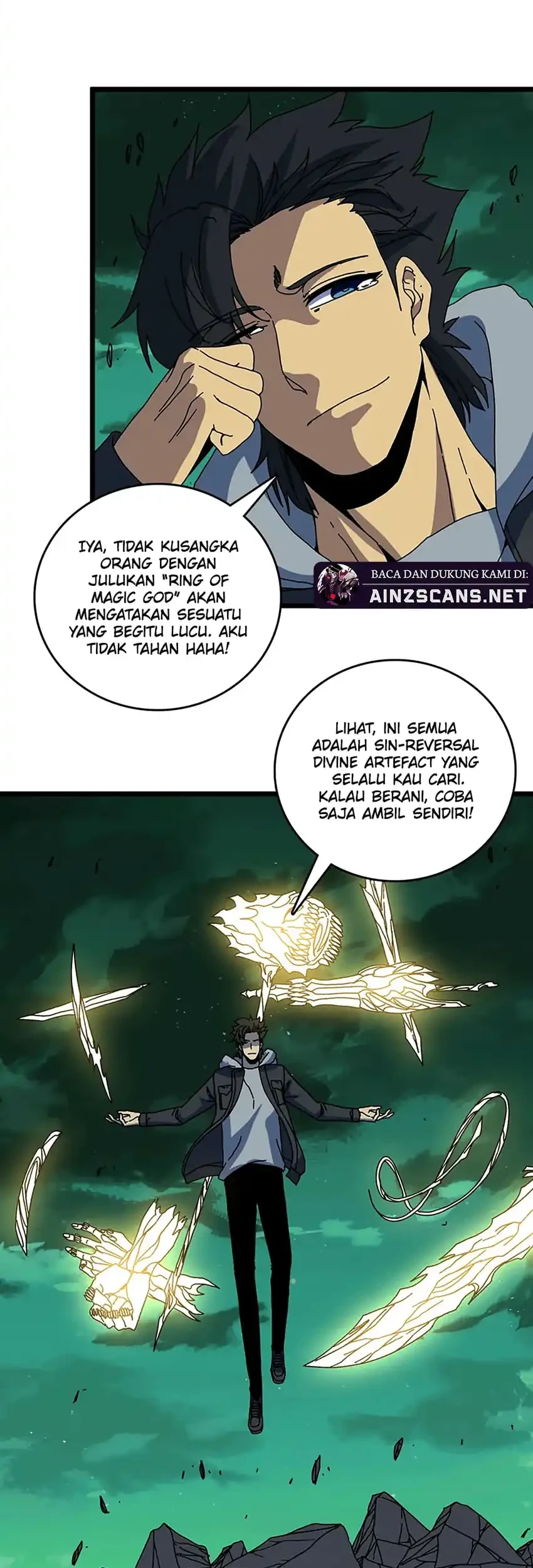 I Become Invincible Black Dragon Boss At The Start Chapter 100 Gambar 29