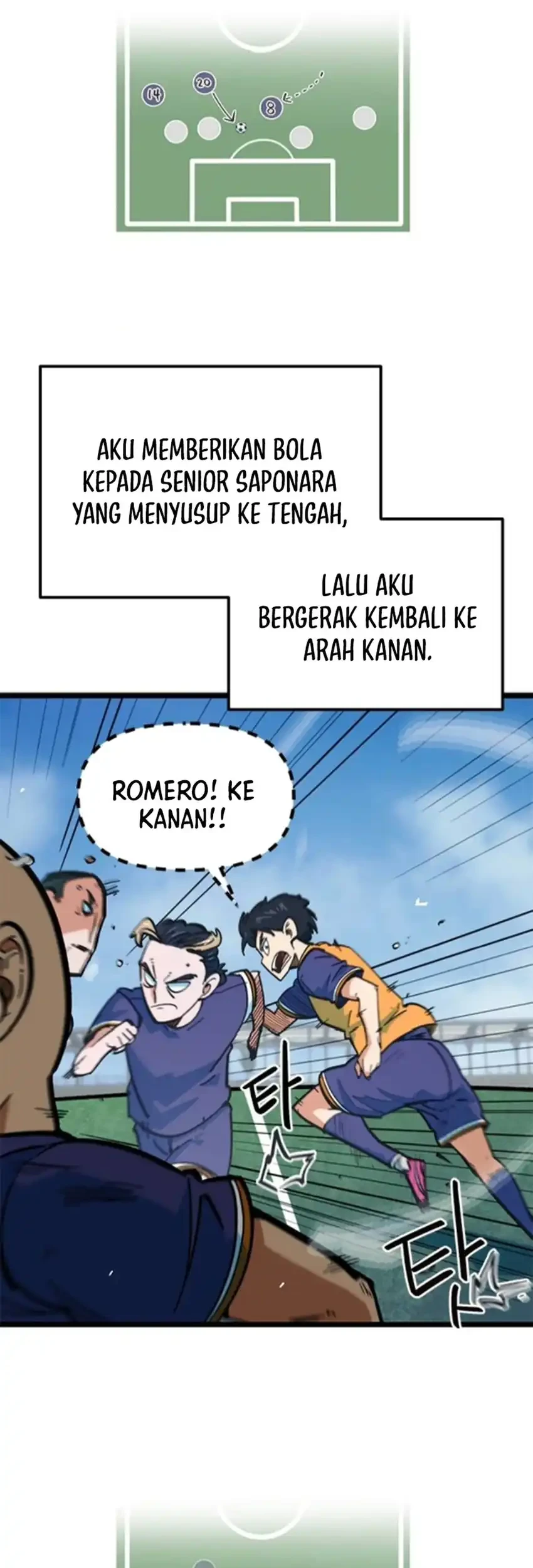I’m Being Misunderstood as a Soccer Genius Chapter 74 Gambar 53