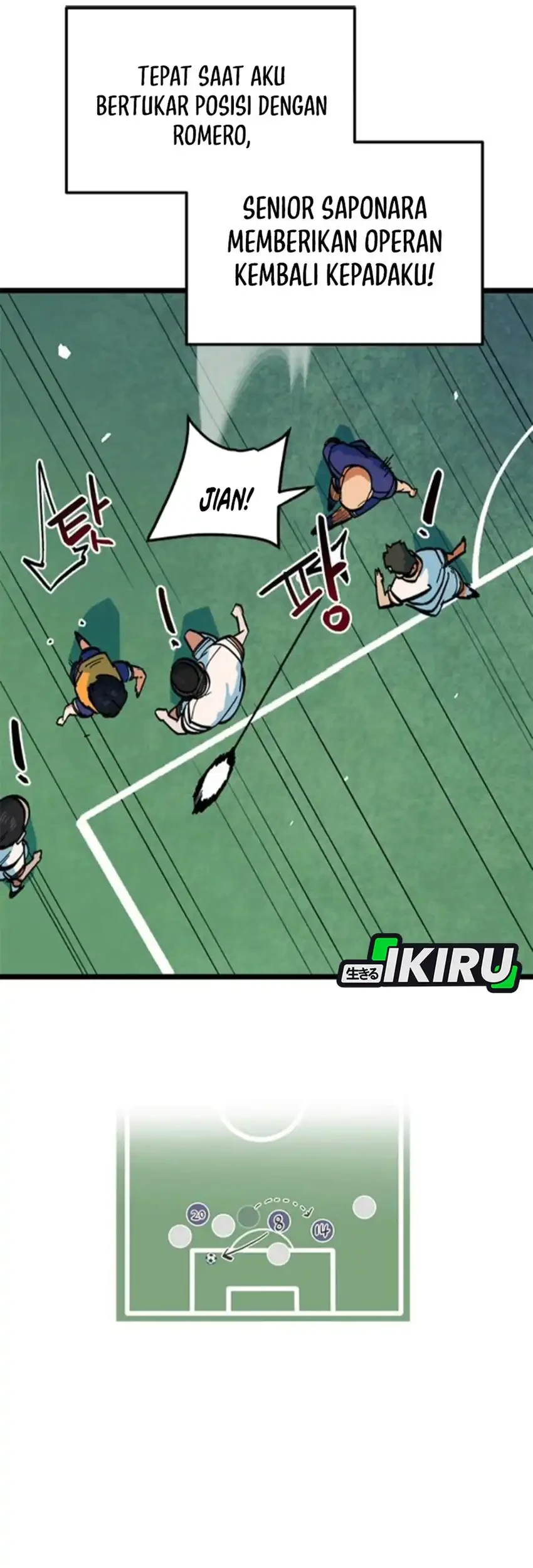 I’m Being Misunderstood as a Soccer Genius Chapter 74 Gambar 55
