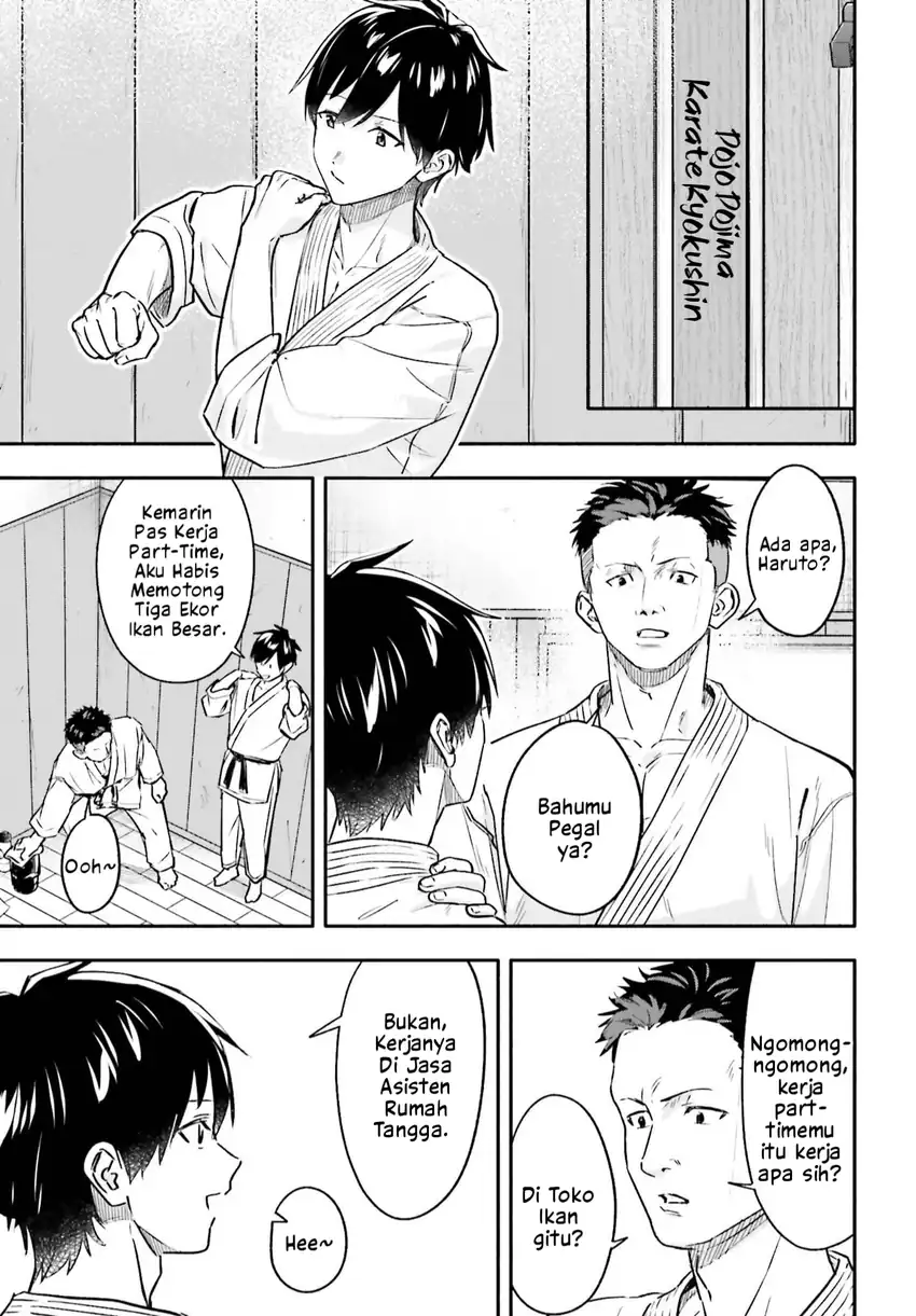 Kajidaikou no Arbeit wo Hajimetara Gakuen Ichi no Bishoujo no Kazoku ni Kiniirarechaimashita Chapter 12 Gambar 12