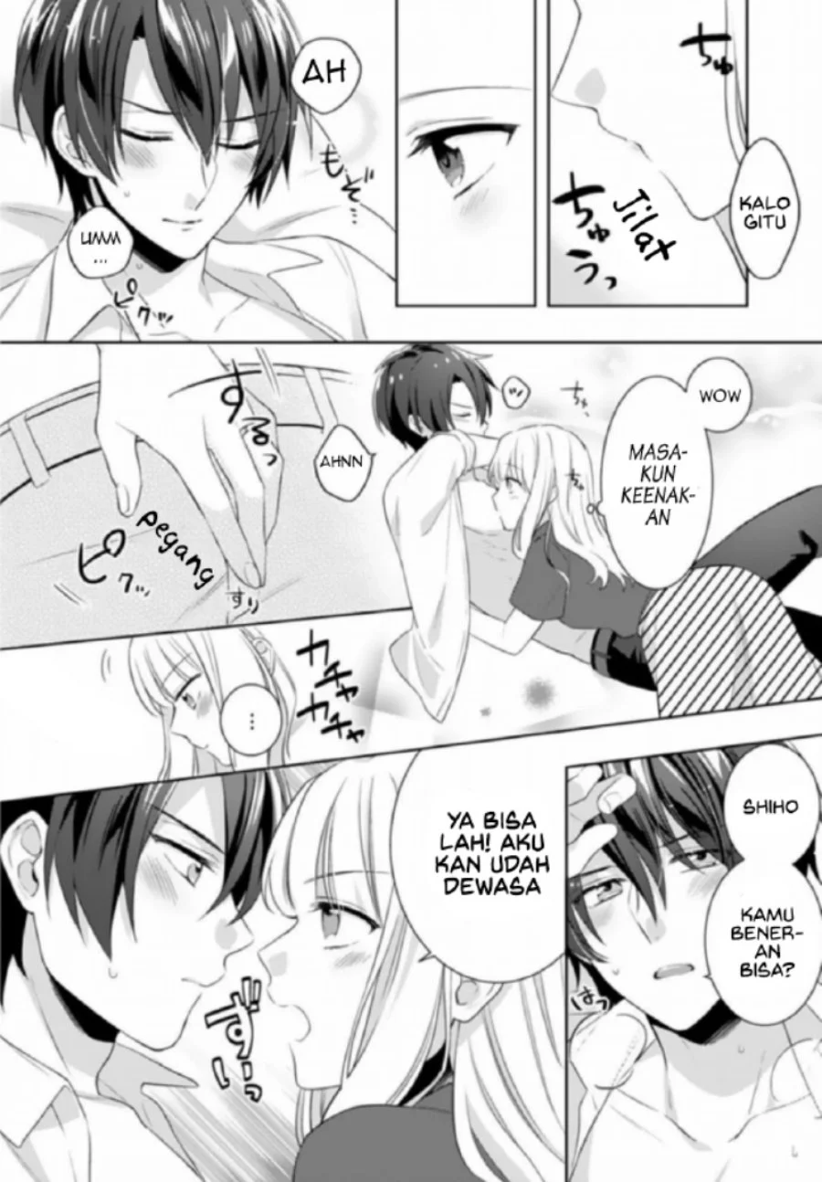 Kekkon made Ecchi wa Kinshi!?: Nengan no Shoya o Mukaeta Futari no Ohanashi. Chapter 3 Gambar 14