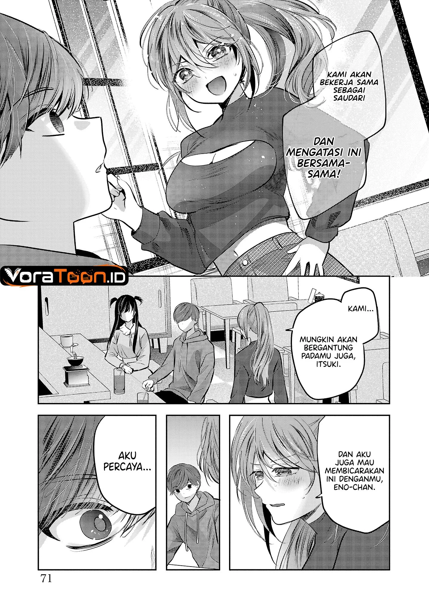 Kimi ni Koisuru Sanshimai Chapter 37 Gambar 16