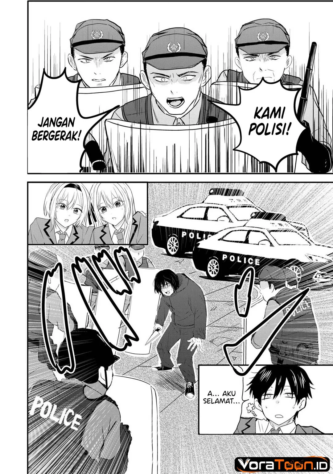 Nani no Torie mo Nai Heibon na Ore ga Bijin Futago Shimai wo Inochigake de Tasuketa Kekka, Jitsu wa Yandere datta Futari wo Gachi Bore Sasete Shimatta Chapter 1 Gambar 22