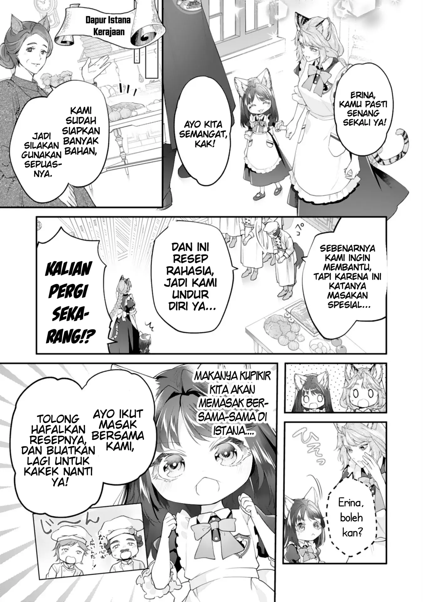 Neko Neko Youjo no Aijou Gohan ~Isekai de Mofumofu-tachi ni Ryouri wo Tsukurimasu!~ Chapter 11 Gambar 16