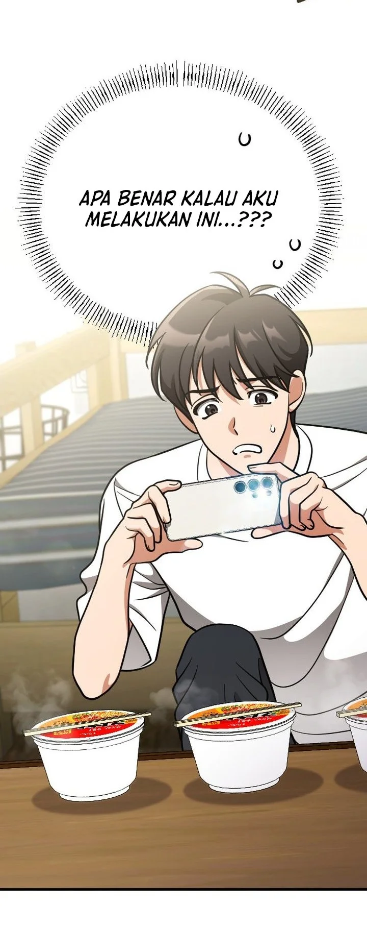 Offering Kimchi Cup Noodles to the Gods' Group Chat Chapter 1 Gambar 45