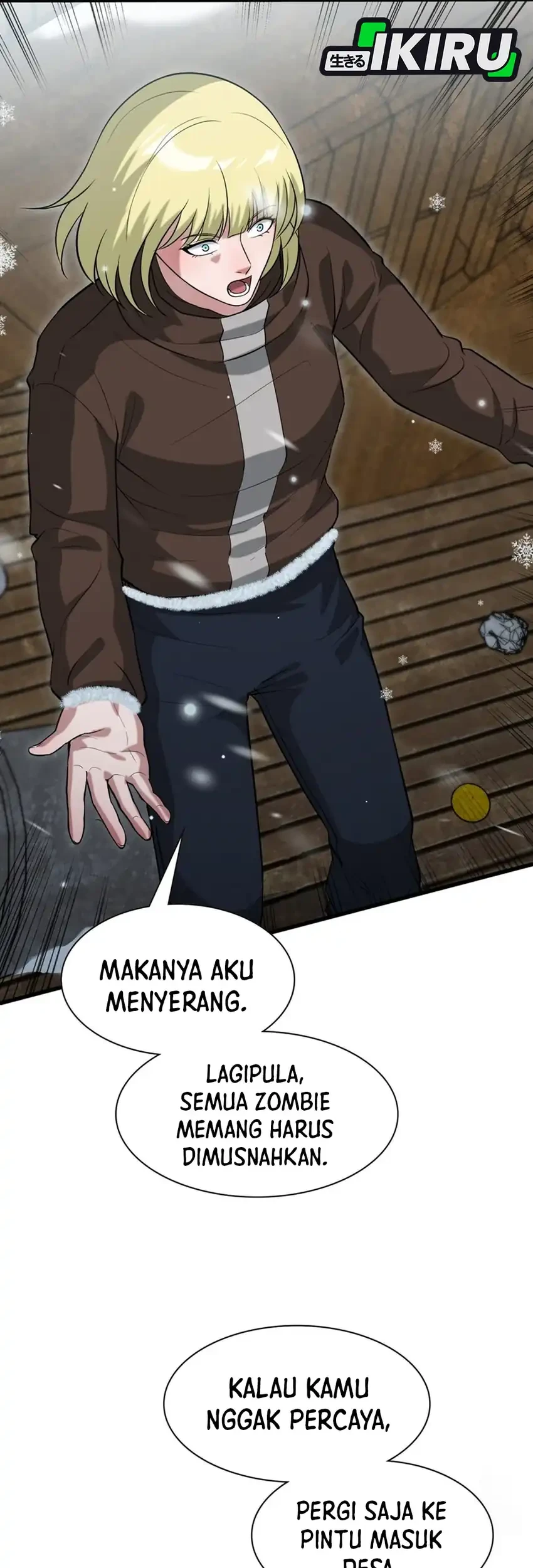Office Worker in the Ice Age Apocalypse Chapter 41 Gambar 43
