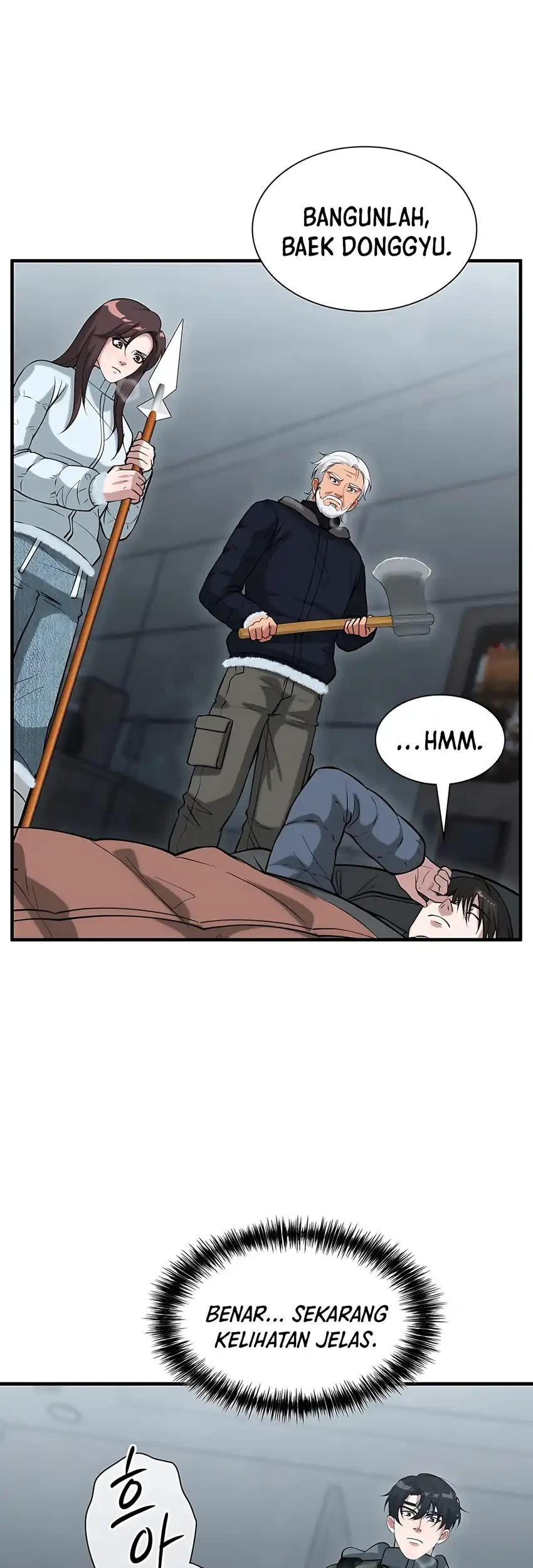 Office Worker in the Ice Age Apocalypse Chapter 43 Gambar 43