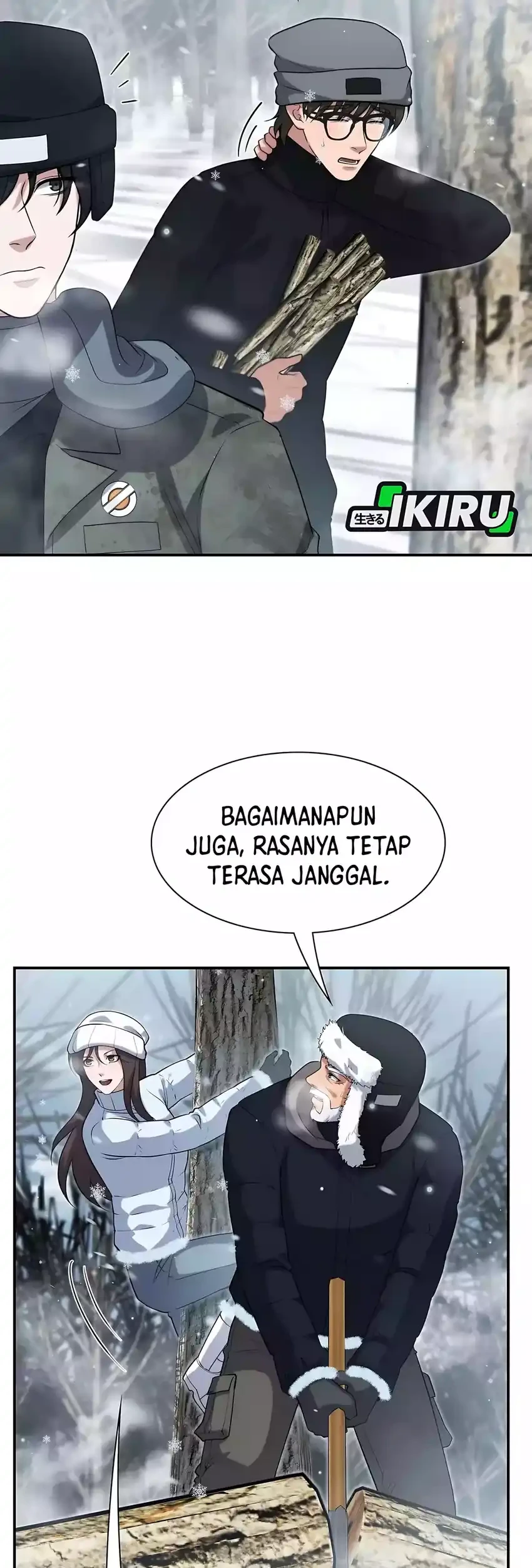 Office Worker in the Ice Age Apocalypse Chapter 44 Gambar 35