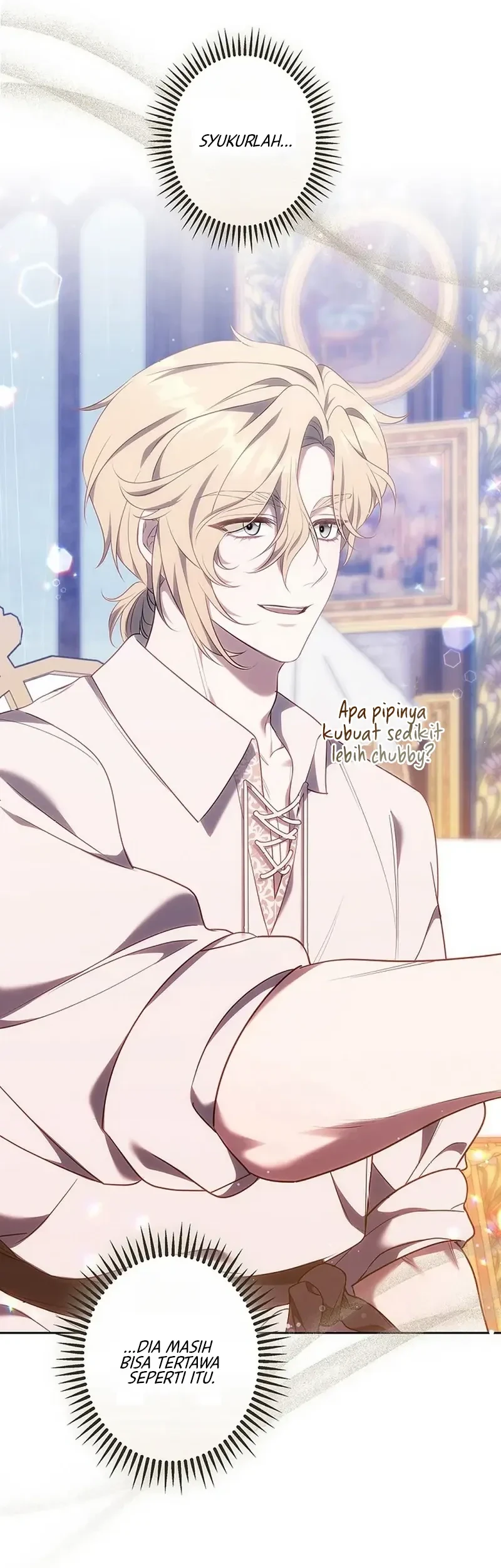 One Day, the Male Lead Fell Into Our House Chapter 12 Gambar 44