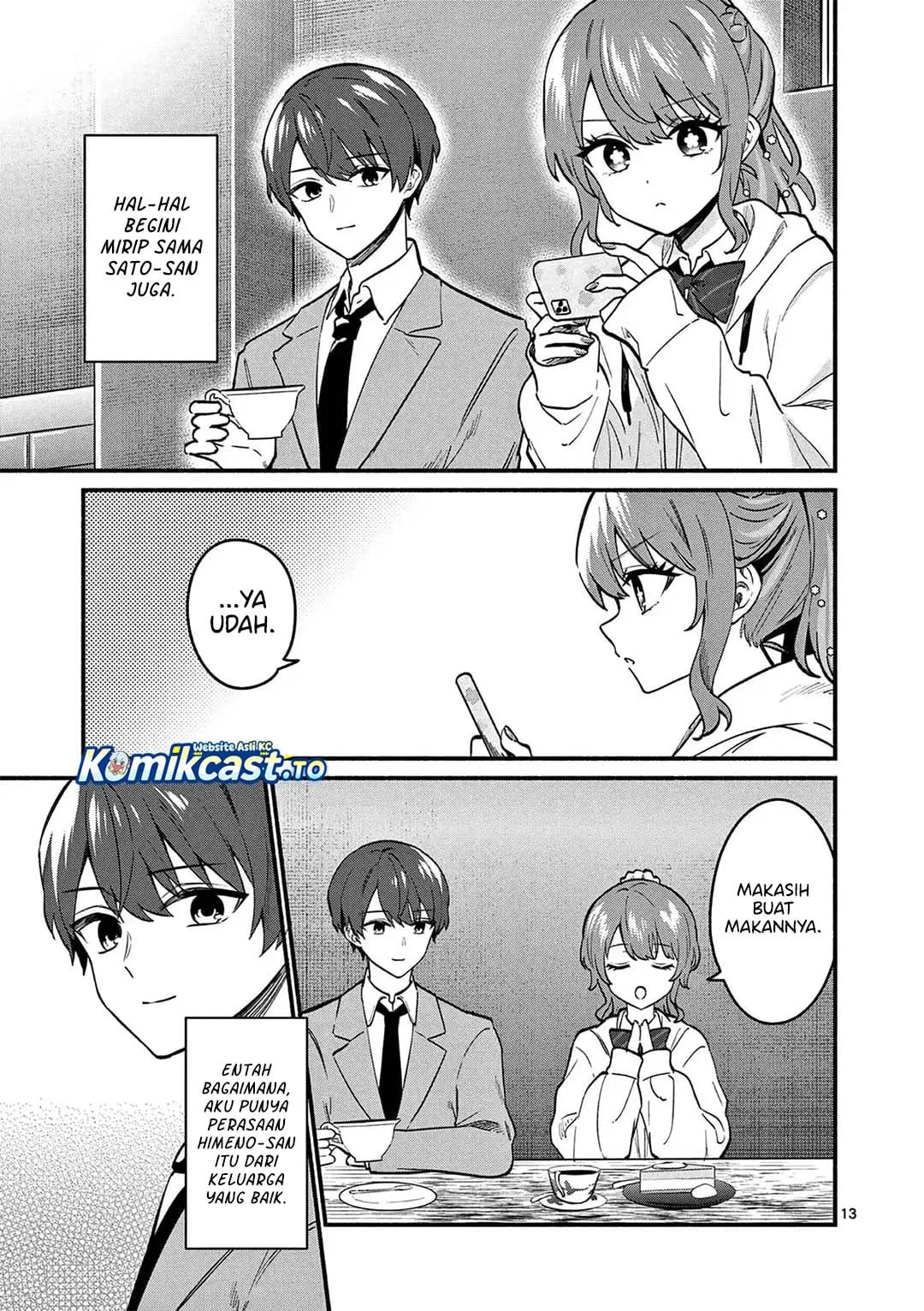 Shiotaiou no Sato-san ga Ore ni dake Amai Chapter 84 Gambar 14