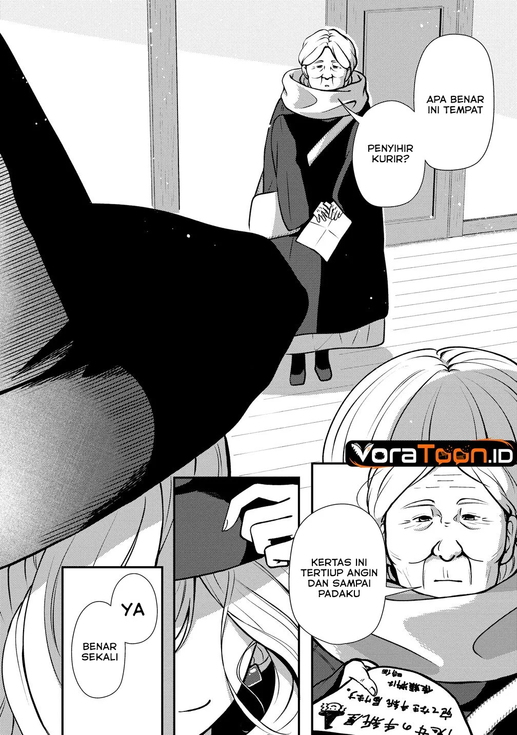 Tegami no Majo no Okuri Tabi Chapter 1 Gambar 18