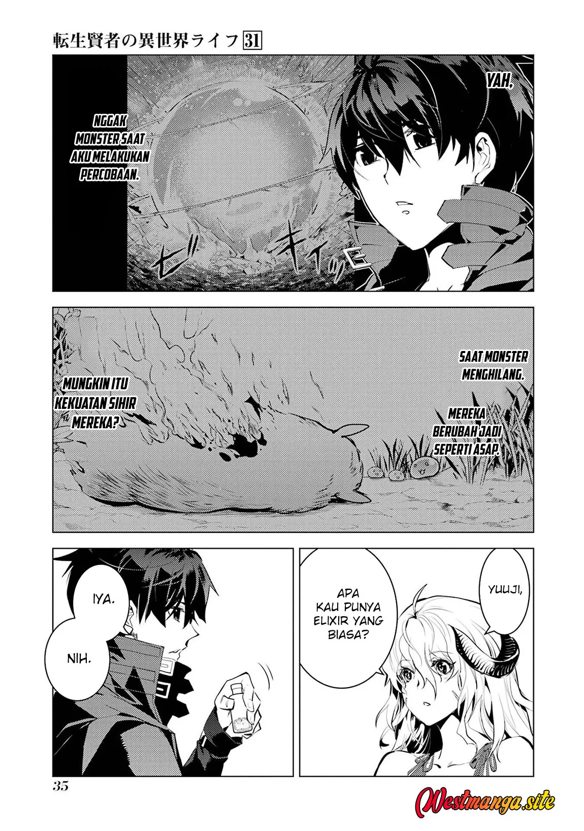 Tensei Kenja no Isekai Raifu Chapter 91 Gambar 36