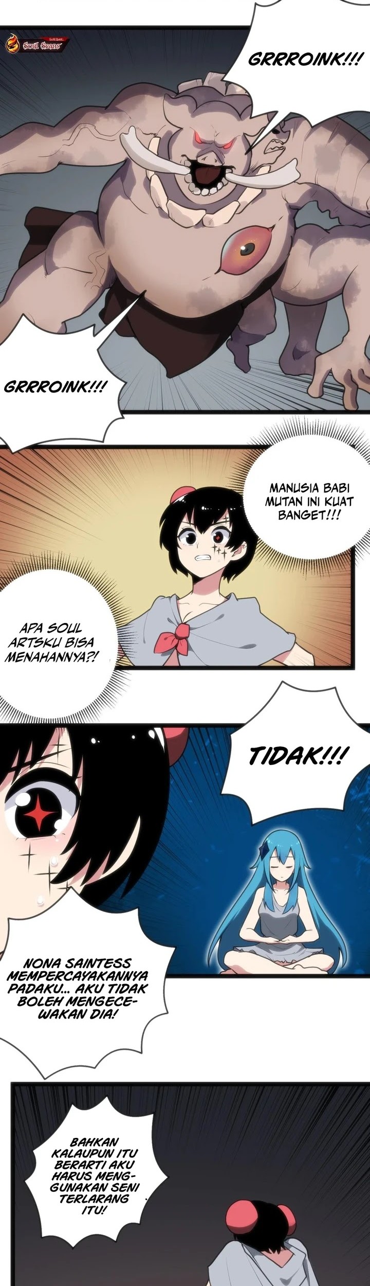 This Saint Has A Showdown Chapter 69 halaman 12
