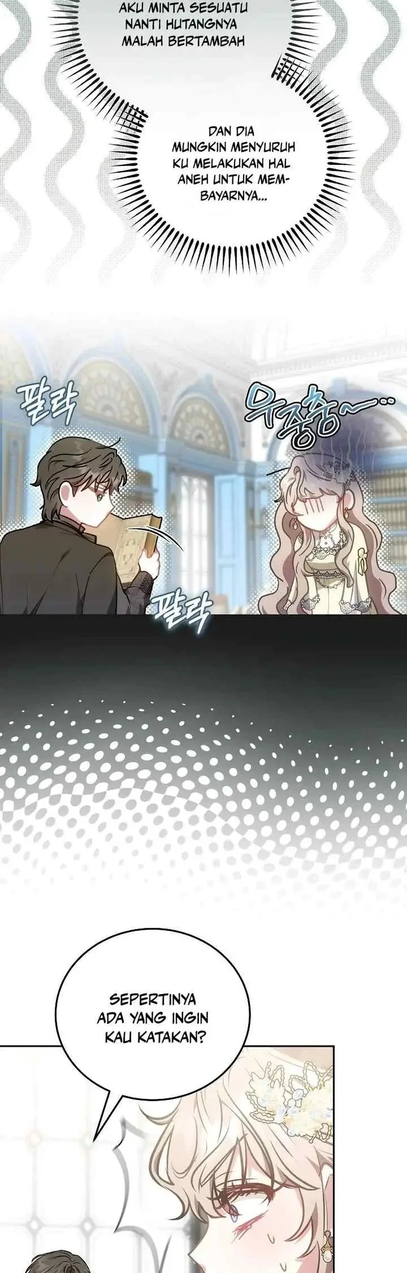 Though I’m a Homebody, I Found Myself in a Dark Captive Genre Chapter 6 Gambar 38