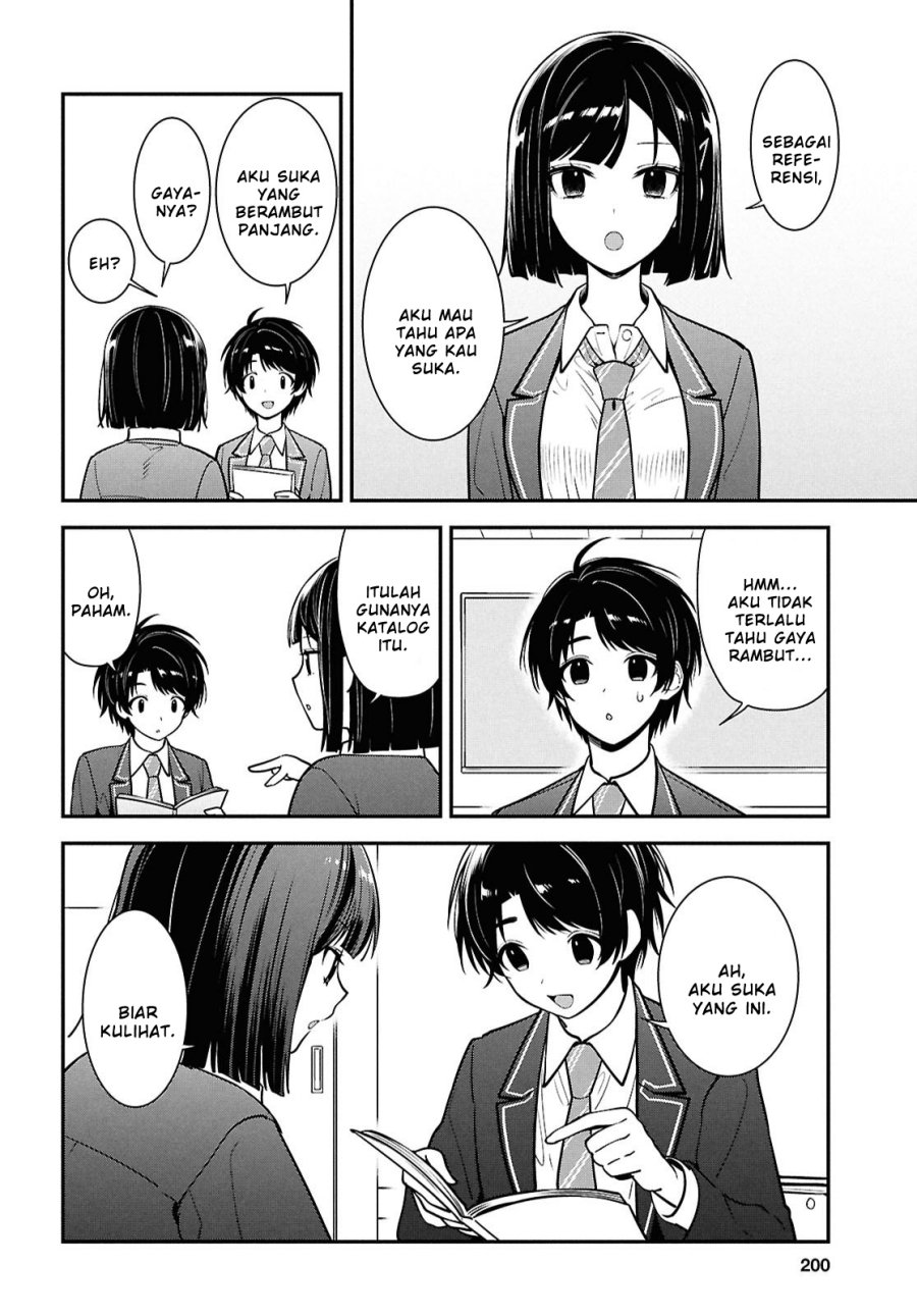 Tonari no Seki no Yankee Shimizu-san ga Kami o Kuroku Sometekita Chapter 11 - Halaman 18