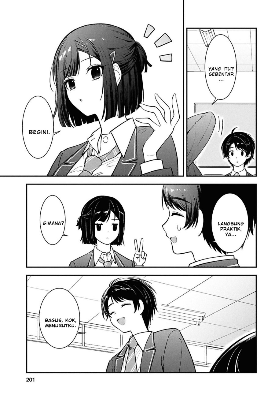 Tonari no Seki no Yankee Shimizu-san ga Kami o Kuroku Sometekita Chapter 11 - Halaman 19