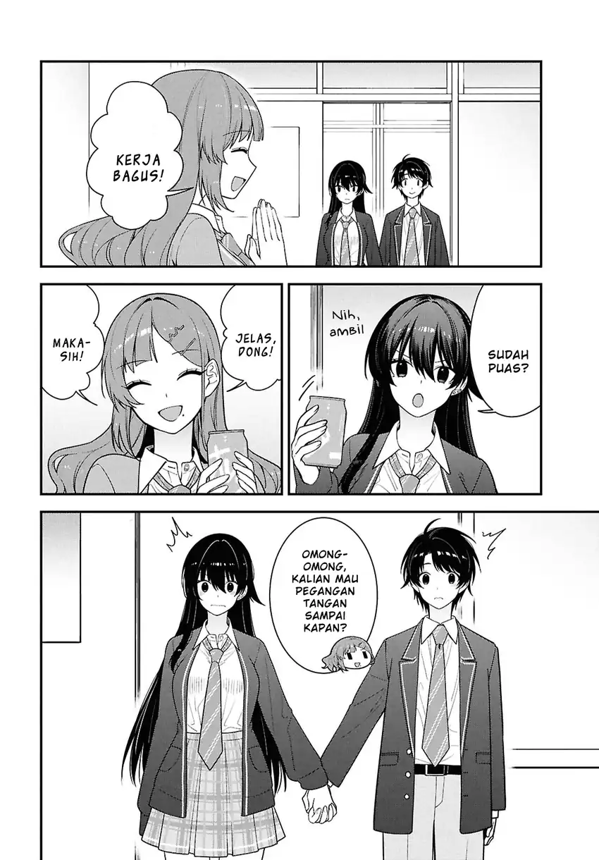 Tonari no Seki no Yankee Shimizu-san ga Kami o Kuroku Sometekita Chapter 14 - Halaman 18