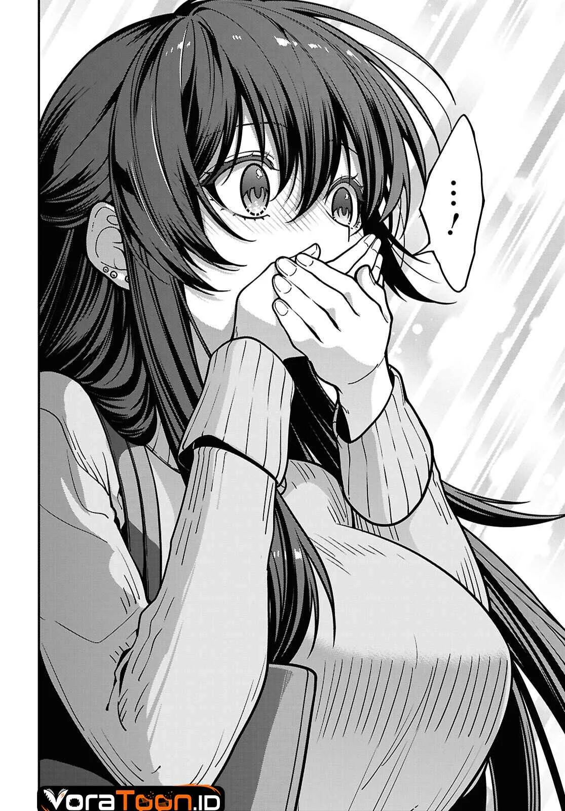 Tonari no Seki no Yankee Shimizu-san ga Kami o Kuroku Sometekita Chapter 22 Gambar 18