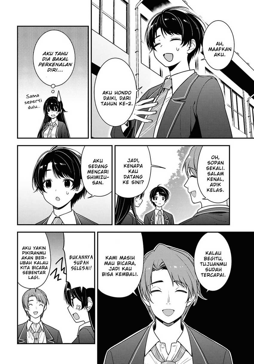 Tonari no Seki no Yankee Shimizu-san ga Kami o Kuroku Sometekita Chapter 9 - Halaman 19