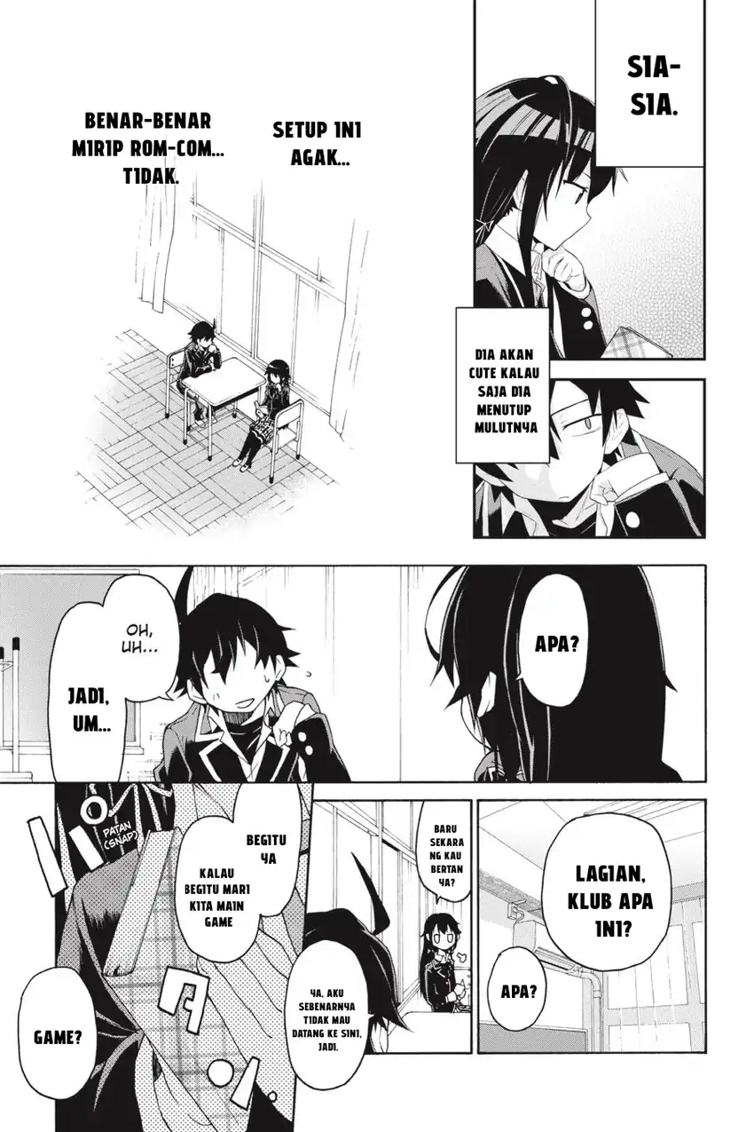 Yahari Ore no Seishun Love Come wa Machigatteiru @comic Chapter 1 Gambar 18