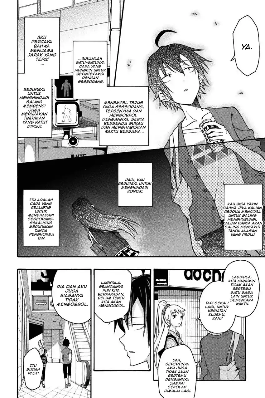 Yahari Ore no Seishun Love Come wa Machigatteiru @comic Chapter 29 Gambar 16