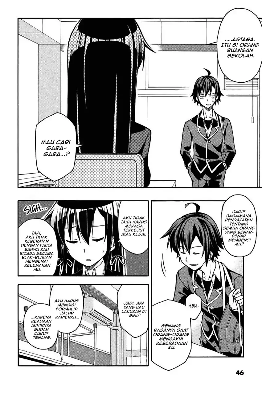 Yahari Ore no Seishun Love Come wa Machigatteiru @comic Chapter 42 Gambar 13