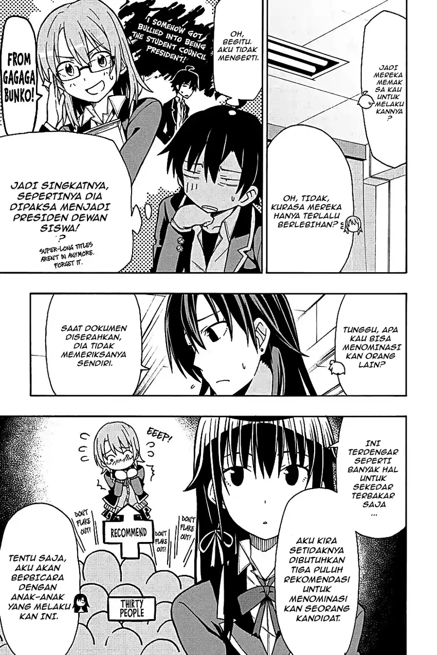Yahari Ore no Seishun Love Come wa Machigatteiru @comic Chapter 53 Gambar 18