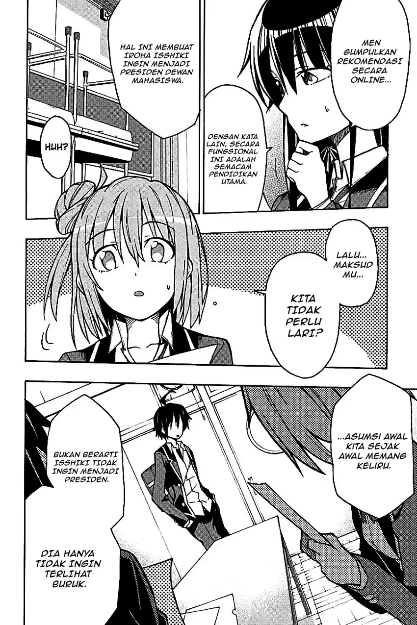 Yahari Ore no Seishun Love Come wa Machigatteiru @comic Chapter 57 Gambar 24