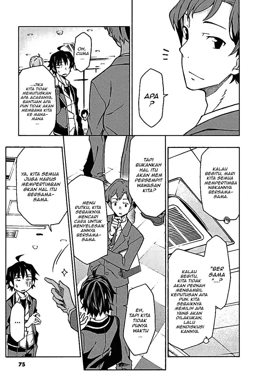 Yahari Ore no Seishun Love Come wa Machigatteiru @comic Chapter 60 Gambar 17