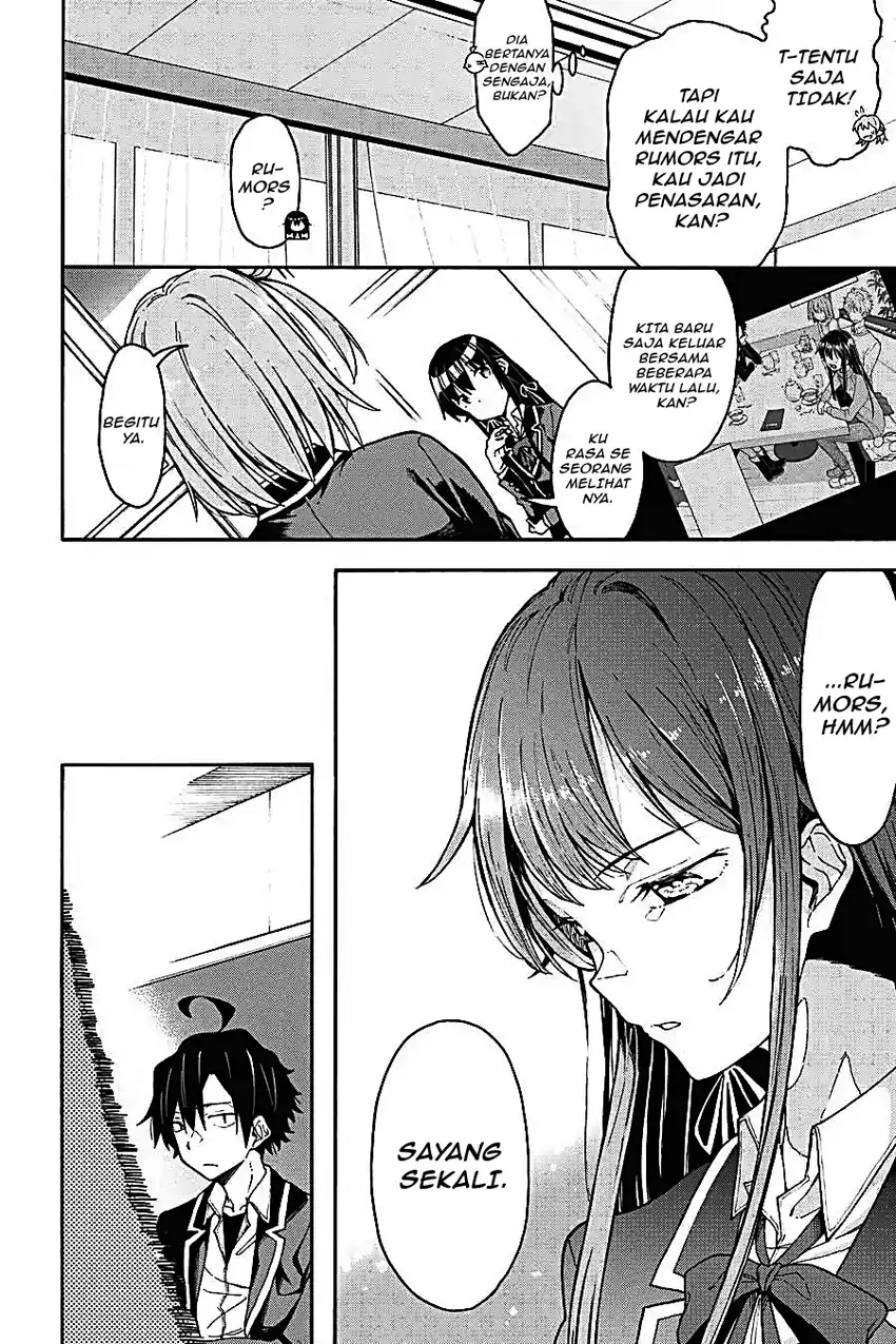 Yahari Ore no Seishun Love Come wa Machigatteiru @comic Chapter 74 Gambar 20