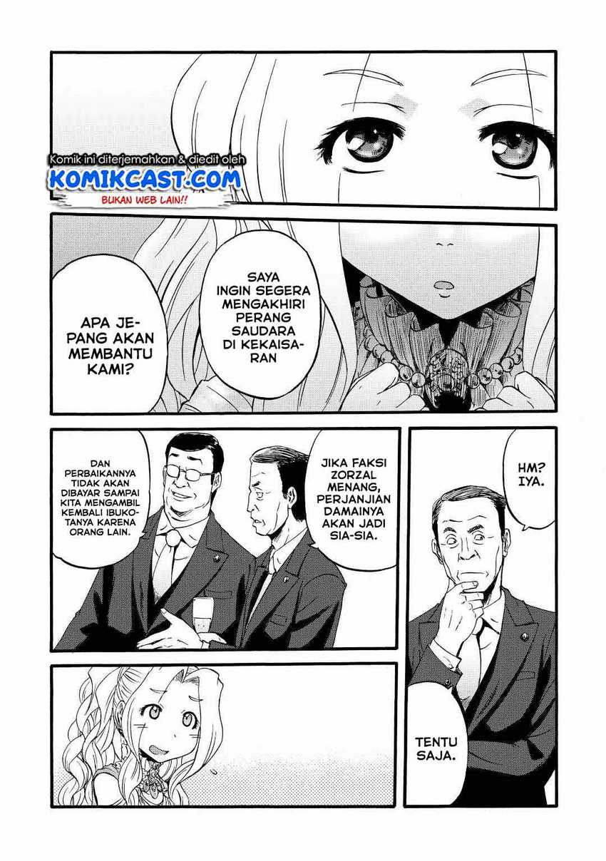 Gate – Jietai Kare no Chi nite Kaku Tatakeri Chapter 112 Gambar 19