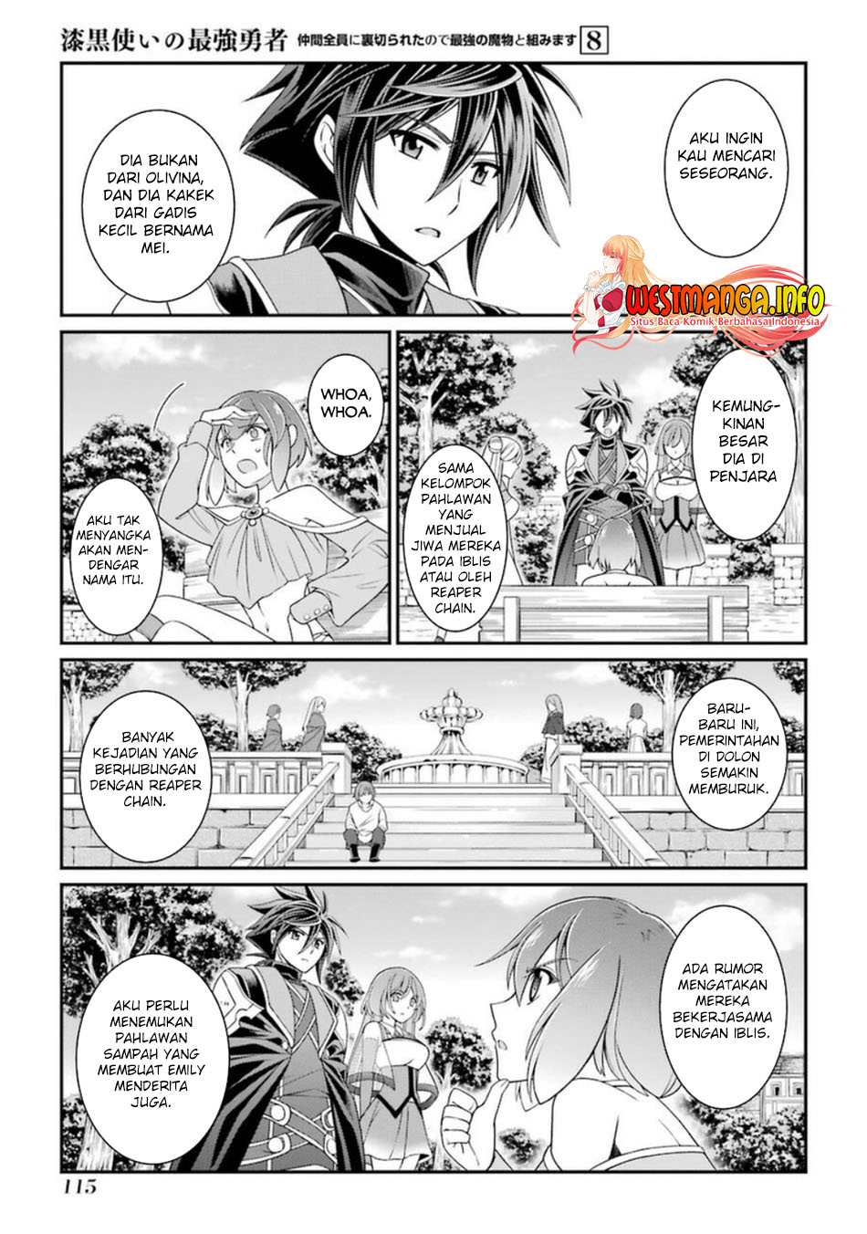 Shikkoku tsukai no saikyo yusha nakama zen’in ni uragira retanode saikyo no mamono Chapter 41 Gambar 18