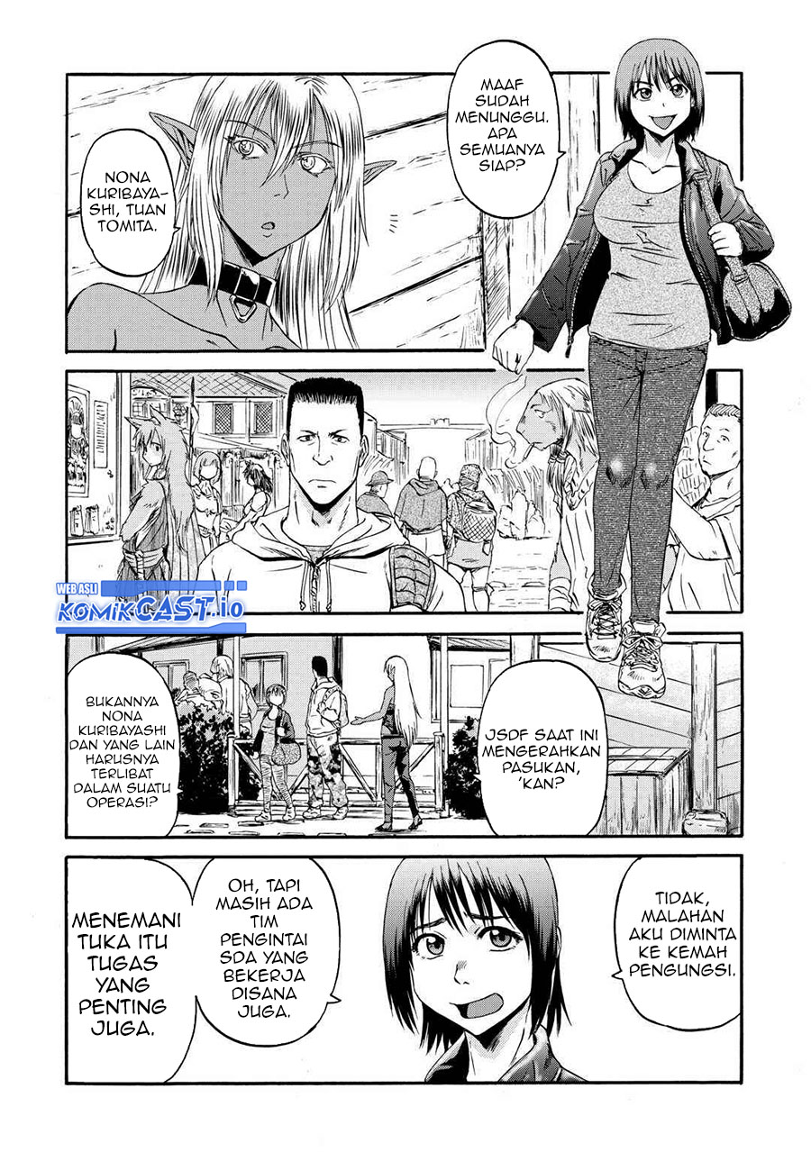 Gate – Jietai Kare no Chi nite Kaku Tatakeri Chapter 123 Gambar 21