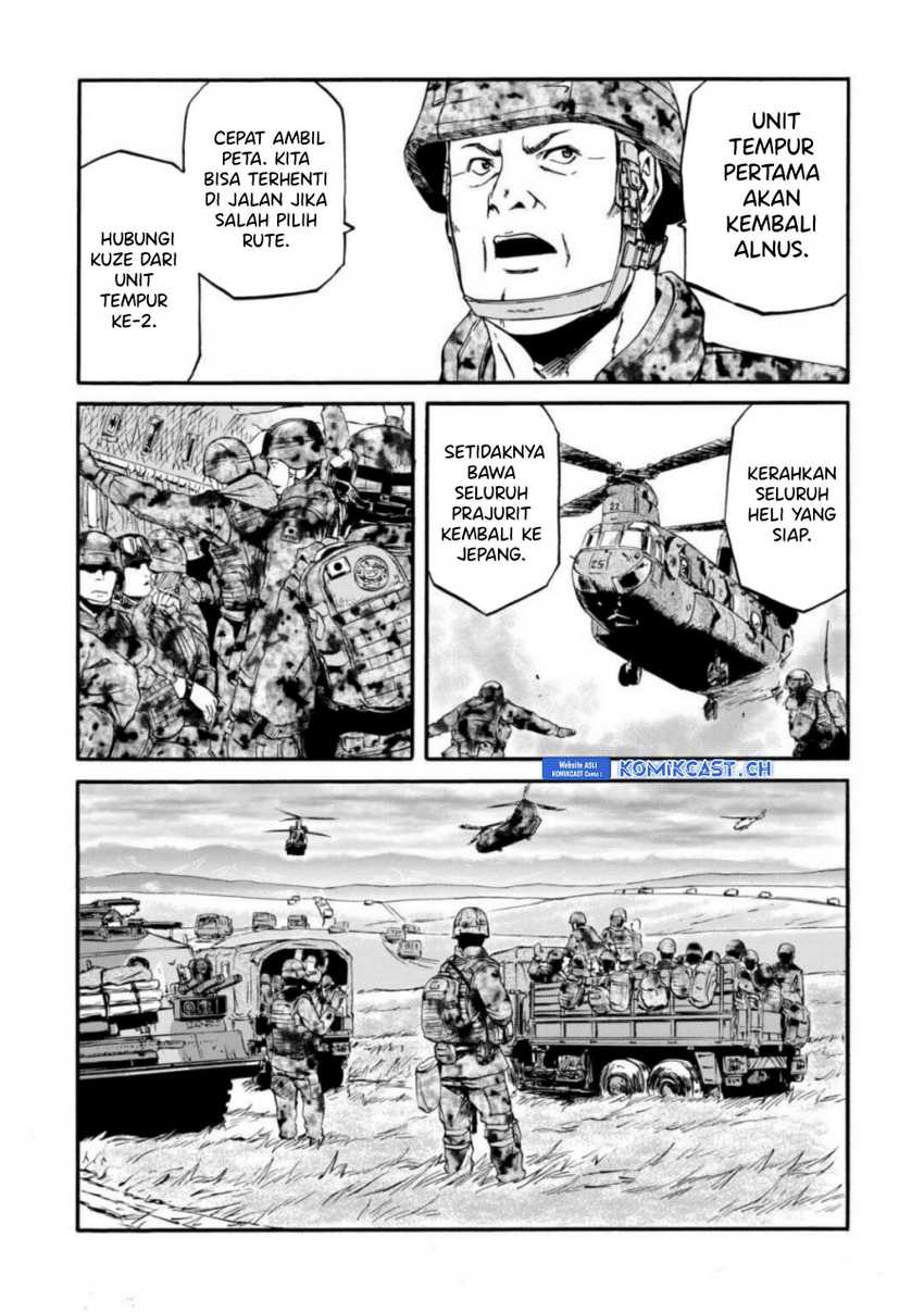 Gate – Jietai Kare no Chi nite Kaku Tatakeri Chapter 127 Gambar 18