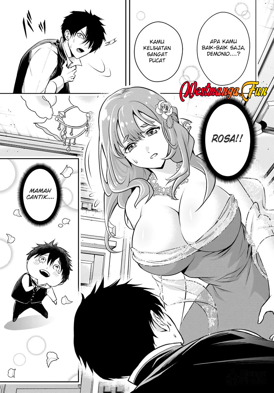Sono Akuyaku Kizoku, Mama Heroine ga Suki Sugiru ~Shinshi na Doryoku de Saikyou to Nari Fuguu na Oshi Chara Tasukemakuru~ Chapter 01 Gambar 24