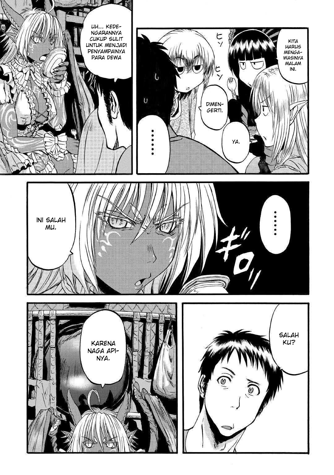Gate – Jietai Kare no Chi nite Kaku Tatakeri Chapter 94 Gambar 21